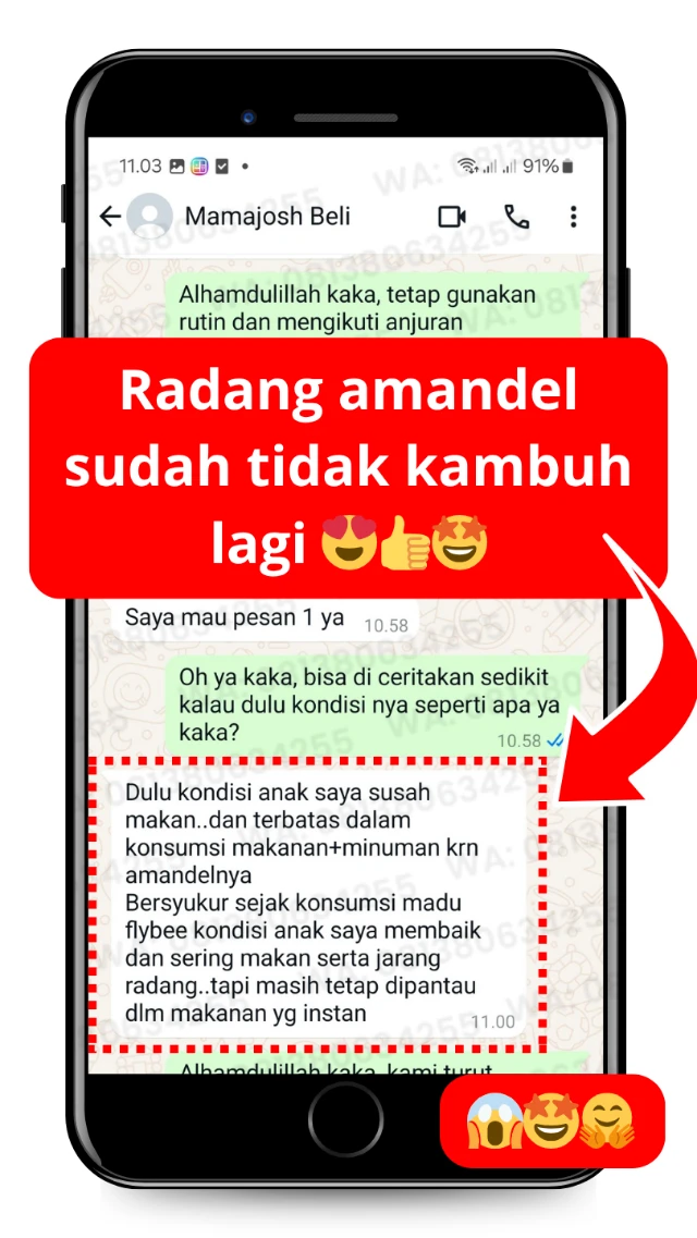 Testimoni FLYBEE tidak kambuh
