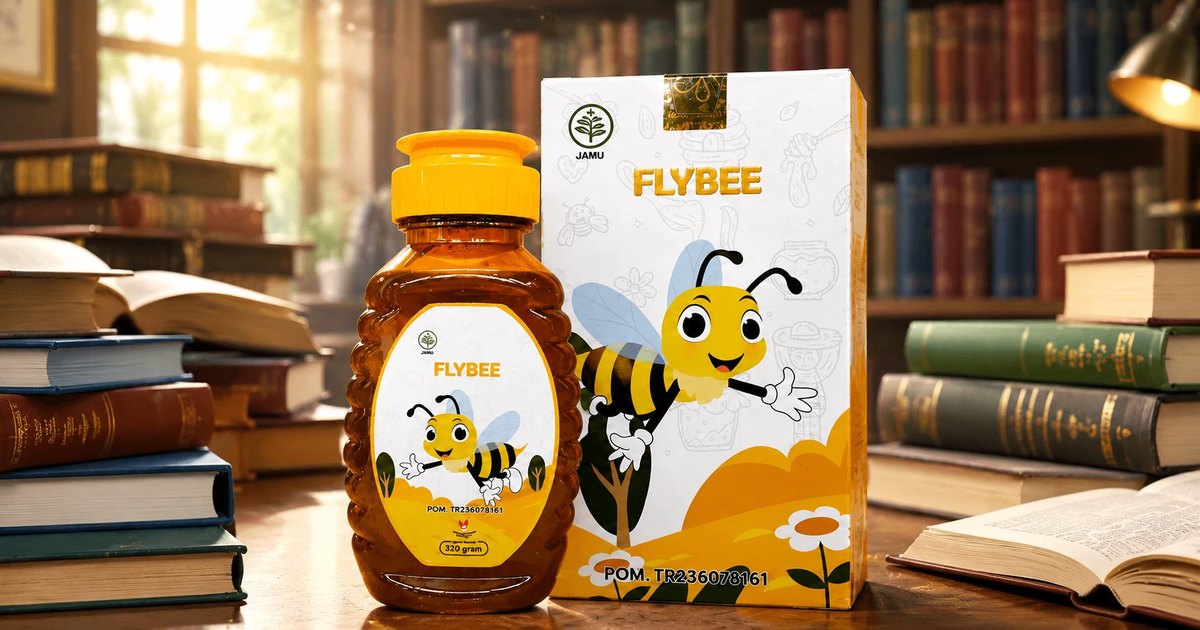 obat amandel alami madu herbal FLYBEE
